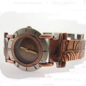 Copper vintage watch - collectible, limited edition